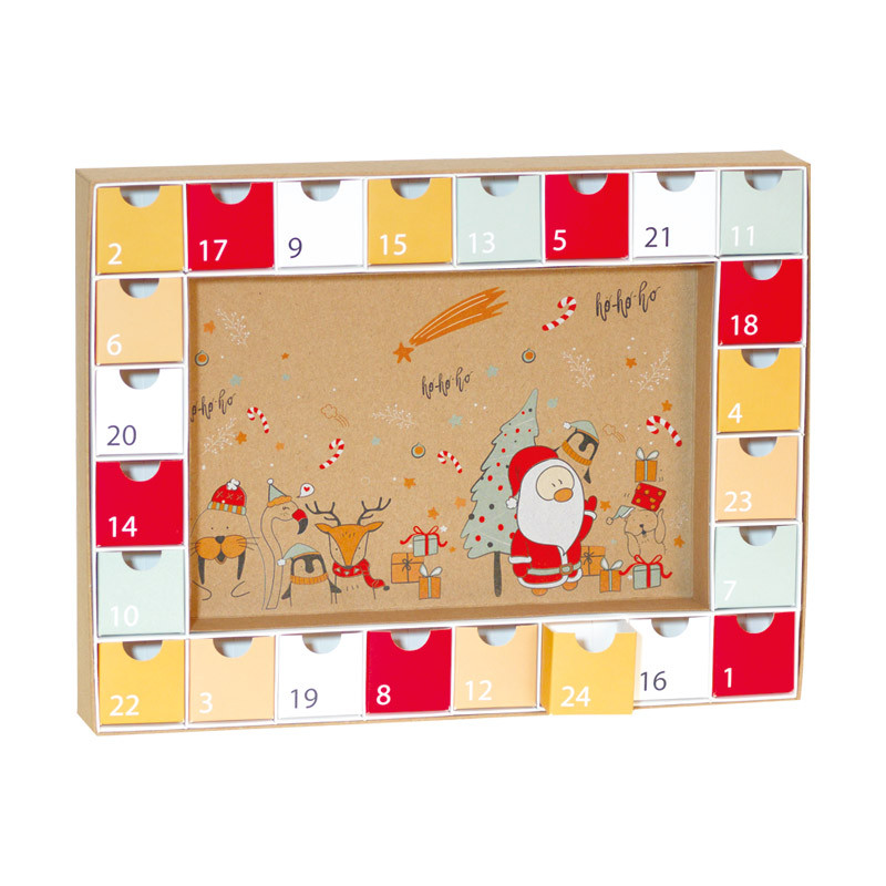 Calendrier de l'Avent Noël & Co - Packaging pour chocolats de Noël ! Calendrier de l'Avent Noël & Co - Packaging pour chocolats de Noël !