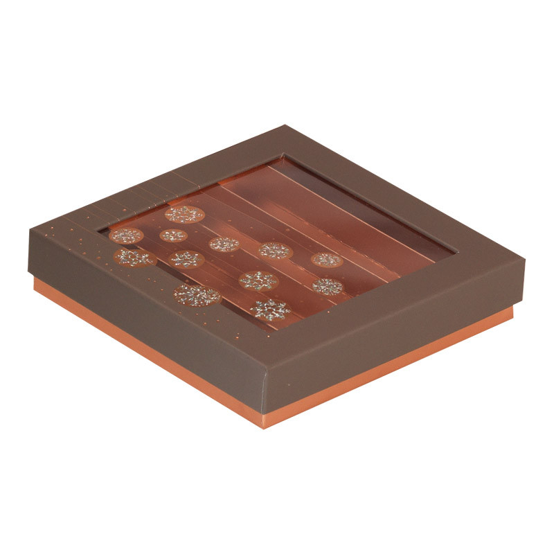 Molière Guirlande - Boîte carrée pour chocolatiers, Pâtissiers, Confiseurs Molière Guirlande - Boîte carrée pour chocolatiers, Pâtissiers, Confiseurs
