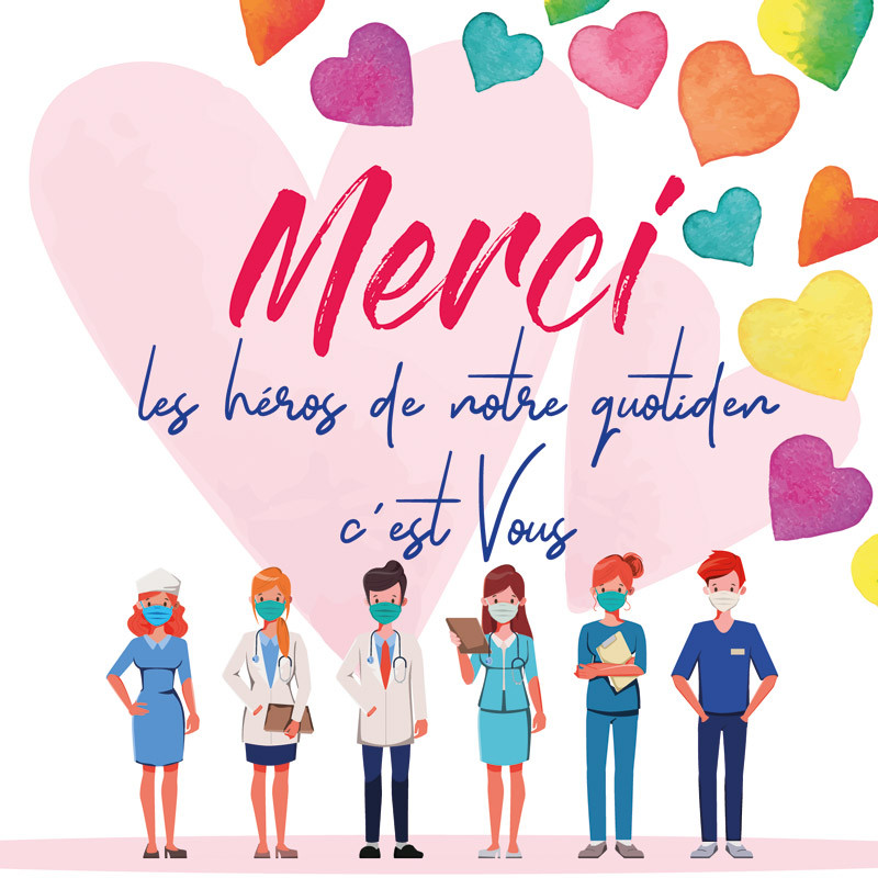 "Merci, les Héros du Quotidien, c'est vous !" - Carte Caméléon I-57 "Merci, les Héros du Quotidien, c'est vous !" - Carte Caméléon I-57