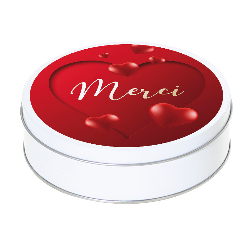 Boîte ronde métallique I-55 - "Merci, les Héros du Quotidien, c'est vous !" Boîte ronde métallique I-55 - "Merci, les Héros du Quotidien, c'est vous !"