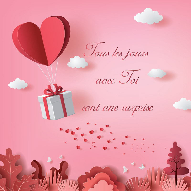 Carte Caméléon I-58 pour chocolatiers / pâtissiers - Remerciements