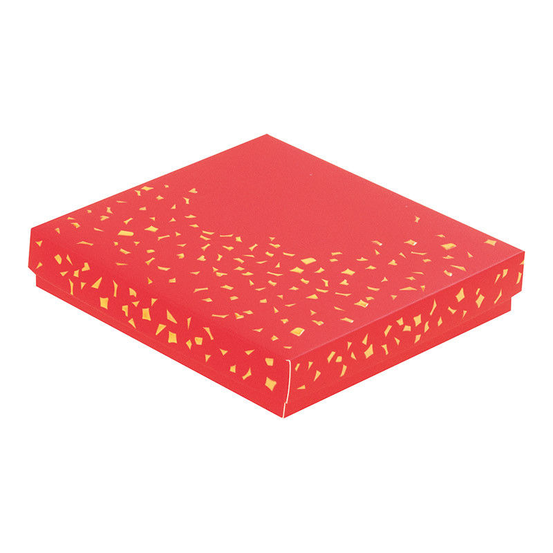 Molière "Féérique" - Packaging au format carré rouge et or crépitant !