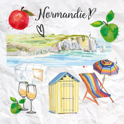 Packaging alimentaire personnalisé Normandie - Carte Caméléon A-05
