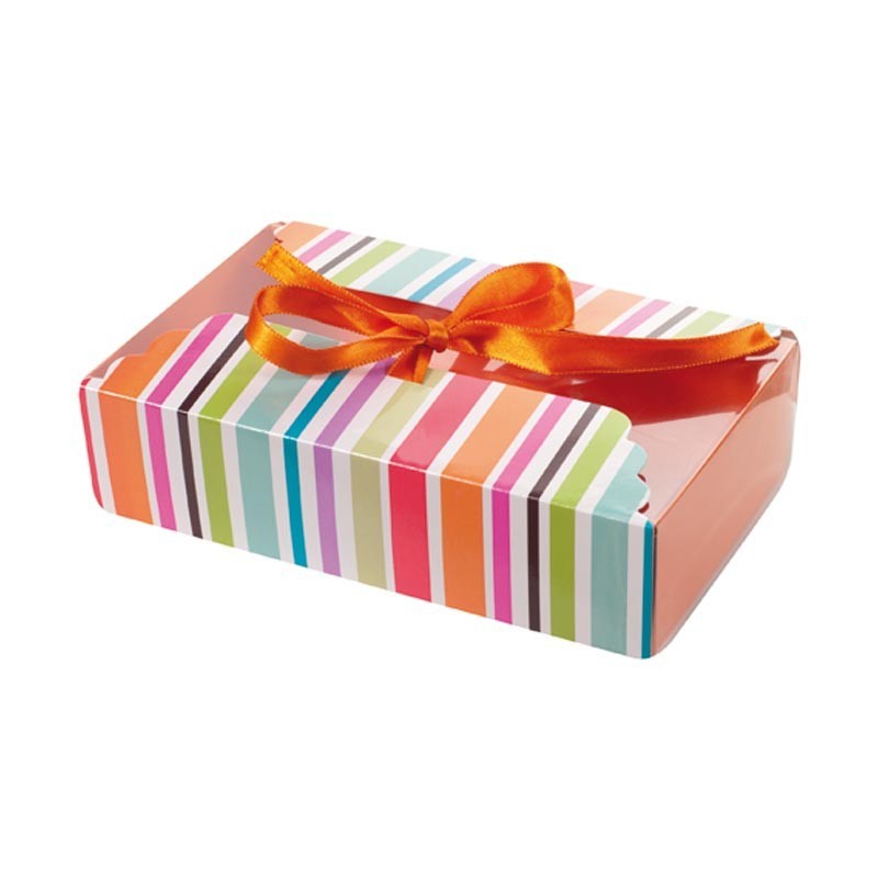 Fourreau ruban Baya pour Boîte macarons Fourreau ruban Baya pour Boîte macarons