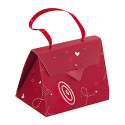 Mini sac "Plein Cœur" - Packaging de Saint-Valentin pour chocolatiers