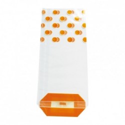 Sachet Pois Vert, Blanc ou Orange