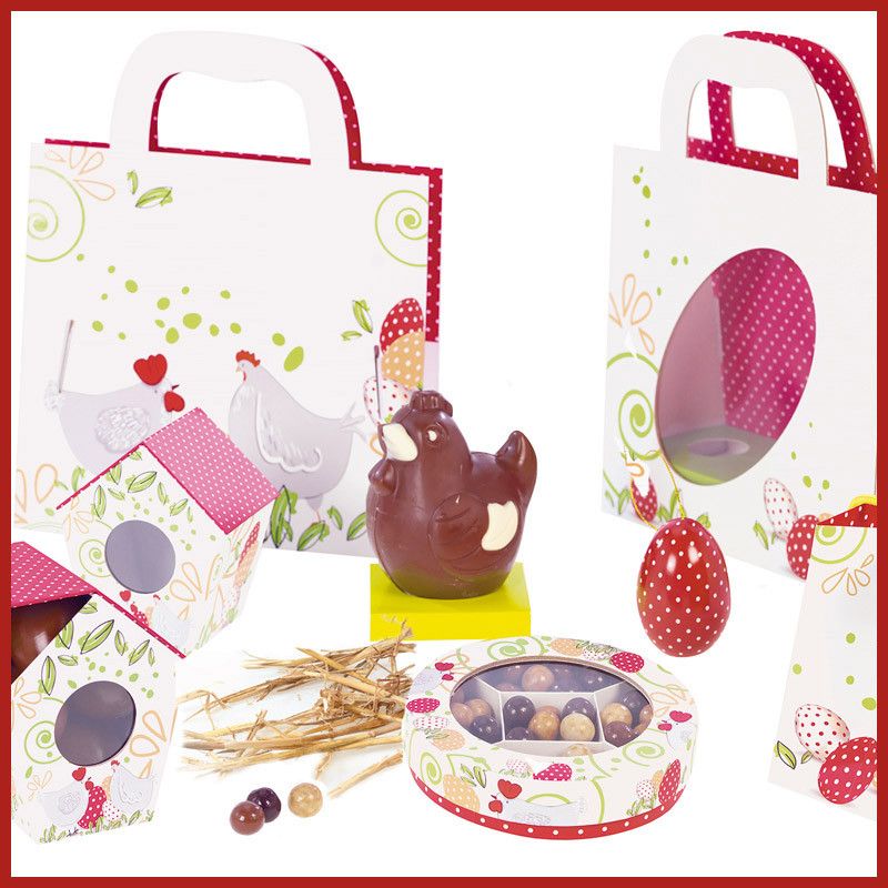 Kit Pâques à la Campagne - Gamme de Packagings chocolatier clé en main Kit Pâques à la Campagne - Gamme de Packagings chocolatier clé en main