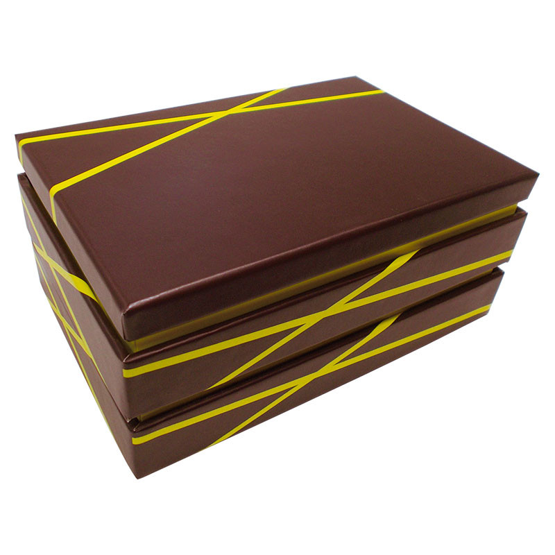 Boîte empilable Inaé chocolat, plusieurs étages pour emballer vos délicieux chocolats.