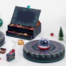 Boule à Neige "La forêt enchantée" - Accessoire pour packagings de Noël