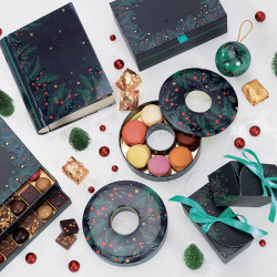 Ballotin Ruban "La forêt enchantée", Packagings pour chocolats de Noël