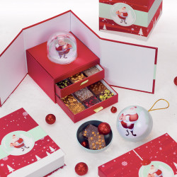 Boule à Neige Chimérique, accessoire original pour packagings de Noël