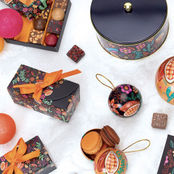 Ballotin Ruban "Choco Bohême" - Packaging pour fêtes de fin d'année