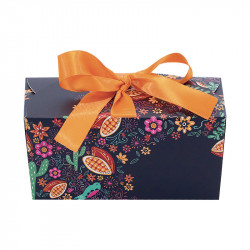 Ballotin Ruban "Choco Bohême" - Packaging pour fêtes de fin d'année - Dos