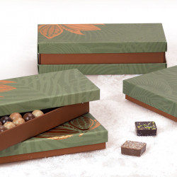 Emballage de luxe pour chocolatiers - Balzac "L’Aventure Gourmande"