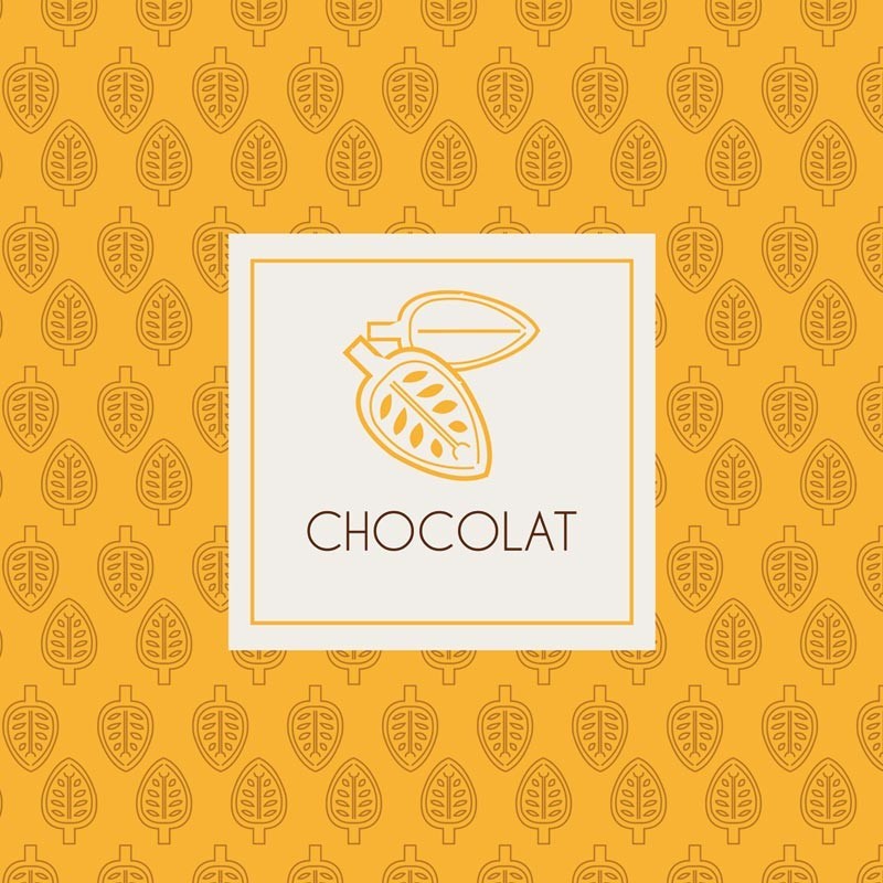 Carte Caméléon B-04  - Emballage alimentaire pour chocolatiers et pâtissiers