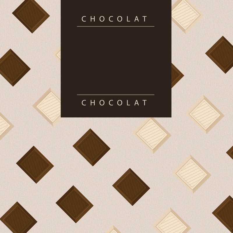 Packaging alimentaire personnalisé chocolat - Carte Caméléon B-05