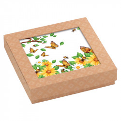Packaging personnalisable composition florale - Carte Caméléon C-16