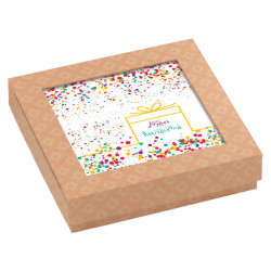 Packaging personnalisé Joyeux anniversaire - Carte Caméléon I-52