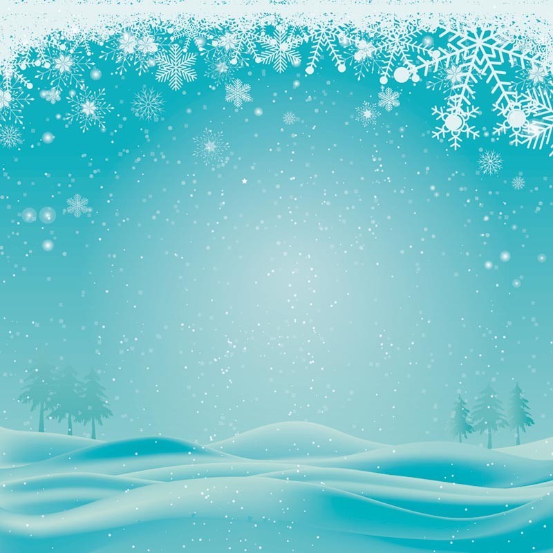 Packaging personnalisé Illustration Paysage hivernal - Carte Caméléon Packaging personnalisé Illustration Paysage hivernal - Carte Caméléon