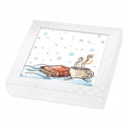 Packaging personnalisable Illustration hivernale - Carte Caméléon