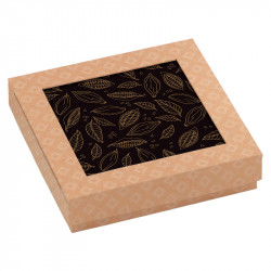 Packaging personnalisé Coulure de chocolat - Carte Caméléon B-06