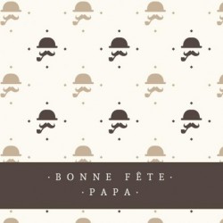 Emballage de Luxe Personnalisé Bonne Fête Papa - Carte Caméléon I-09
