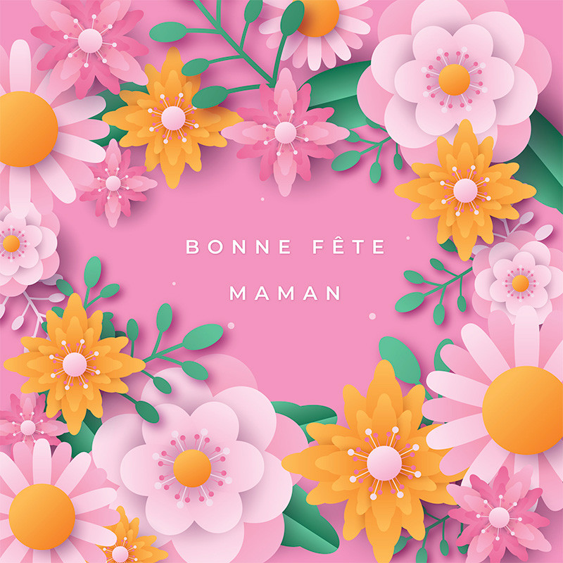 Packaging personnalisé pour offrir des chocolats à toutes les mamans - Carte Caméléon I-18 fête des mères