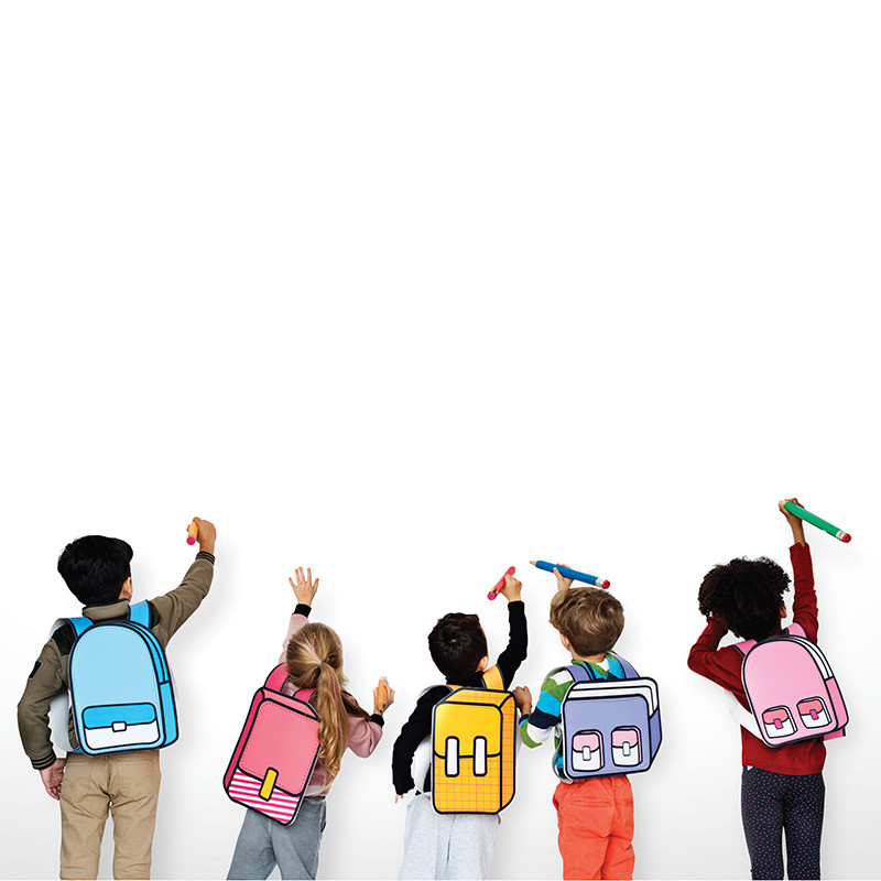 Packaging personnalisable - Thématique École Rentrée Vacances - Carte Caméléon I-45 pour fêter les vacances avec des chocolats