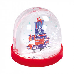Boule à Neige "French Touch", accessoire original pour vitrine de Noël