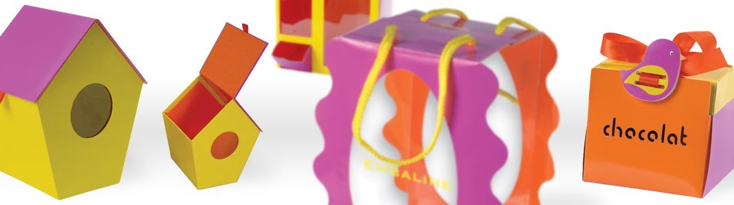 Packaging alimentaire de luxe pour Pâques - Collection Tournicotti