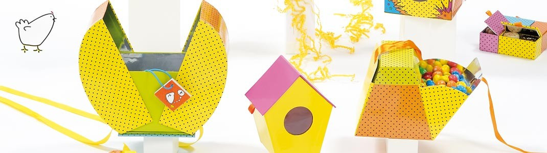 Packaging alimentaire pour Pâques en promotion - Collection Cartoons