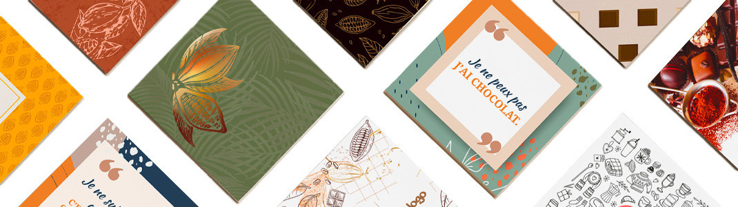 Cartes Caméléon sur le thème des Boutiques et du Chocolat