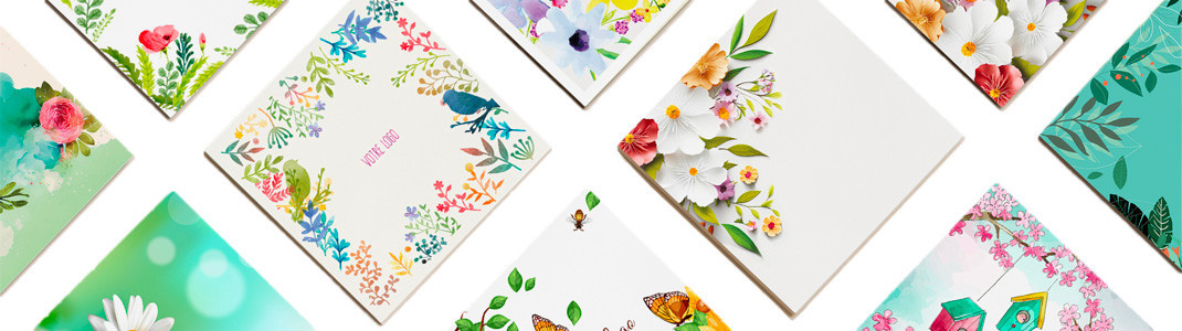 Cartes Caméléon sur le thème du Printemps