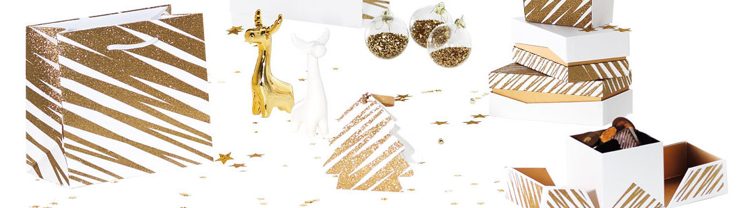 Granity White and Gold - Série de Packagings grand Luxe pour Noël !