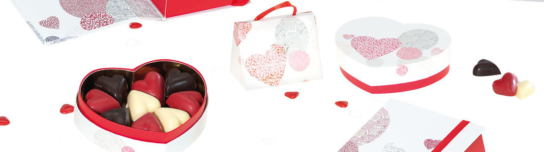 Collection d'emballages "Passion" - Packagings pour la saint-valentin