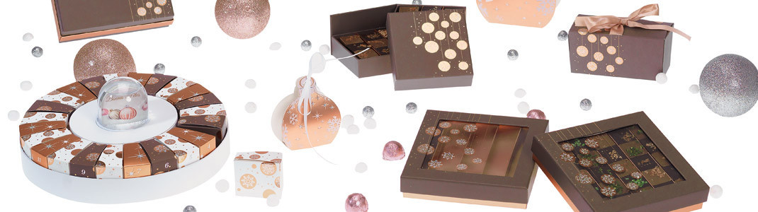 Collection de packagings "Guirlande" pour les fêtes de fin d'année