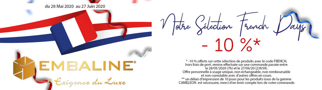 French days sur packaging alimentaire grand luxe - Embaline