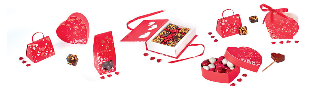 Collection de Packaging luxe "Ma petite Folie" pour la Saint-Valentin