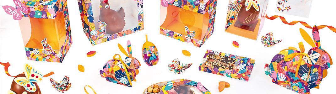 Collection de packagings pour Pâques pétillante et colorée !
