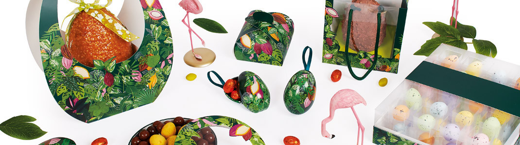 Collection "Garden Party" - Emballages de Pâques pour chocolatiers