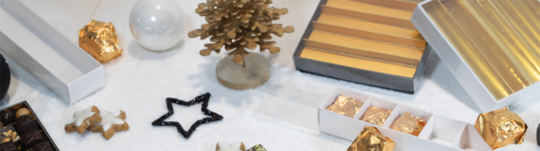 Boîtes carrées et accessoires pour chocolatiers - Embaline