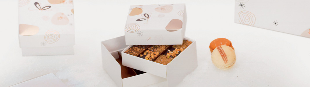 Boîtes et packagings carrés pour chocolatiers - Embaline