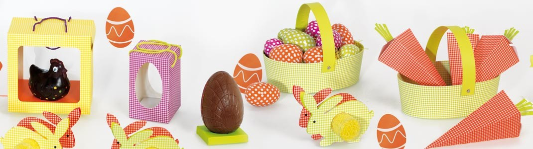 Collection d'emballages alimentaires pour Pâques - Ligne Vichy