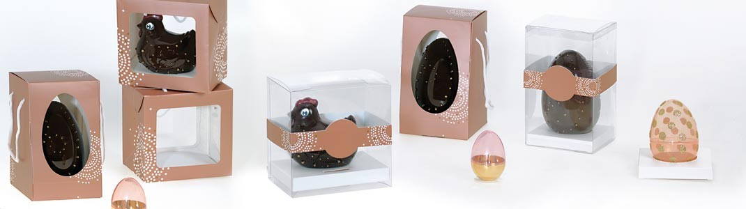 Collection de packaging de Luxe pour chocolats de Pâques - Ligne Éclat