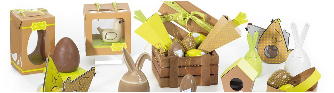 Collection Packaging, emballages, boîtes luxe - Ligne Joyeuses Pâques