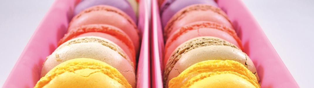 Achat de packaging pour pâtissiers - Boîtes Macarons Acidulées