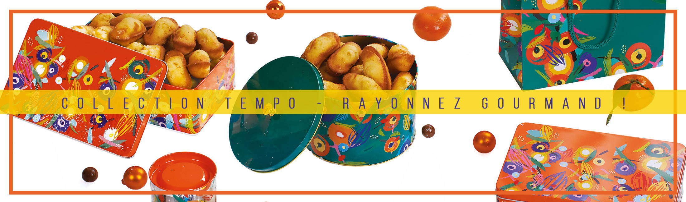 Collection de packagings Tempo pour l'été 2026 - Rayonnez gourmand ! Embaline