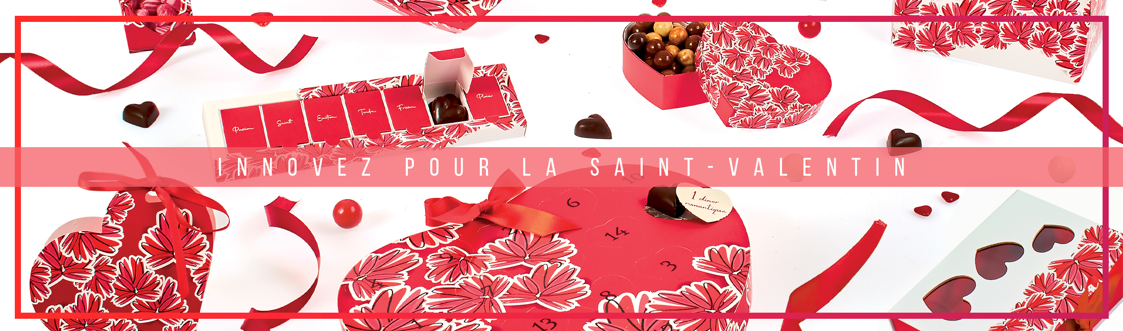 GOTOTOP Coffret cadeau Boîte-cadeau de la Saint-Valentin Boîte d'emballage  de boîte-cadeau haut de gamme pour l'anniversaire