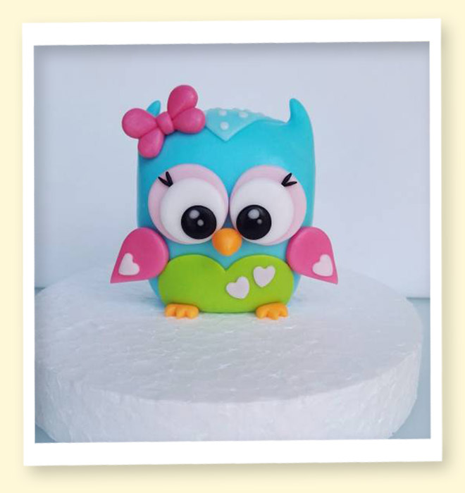 Owl cake topper tutorial