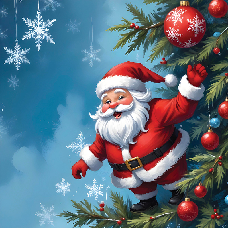 Carte personnalisable Caméléon® dans le thème "Noël" G-62